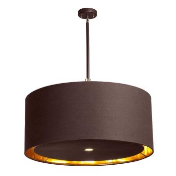 Balance 4 Light Extra Large Pendant - Brown and Polished Brass - Brown/Polished Brass