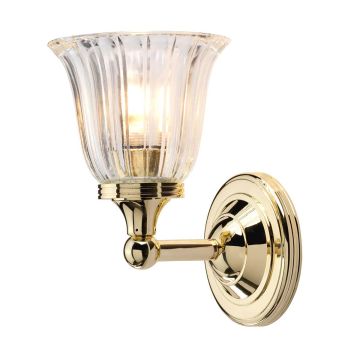 Austen 1 Light Wall Light - Polished Brass