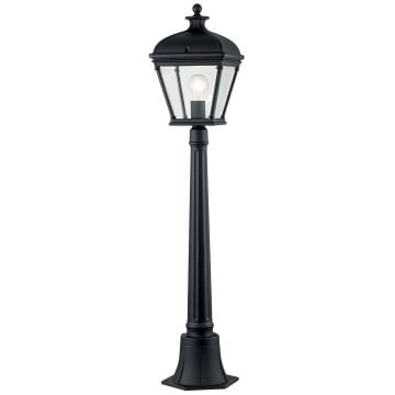 Bayview 1 Light Medium Pillar Lantern - Black