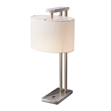 Belmont 1 Light Table Lamp - Brushed Nickel