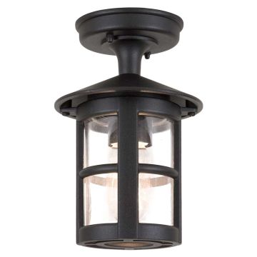 Hereford 1 Light Porch Lantern - Black