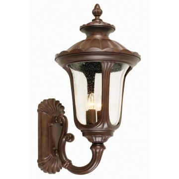 Chicago 4 Light Large Up Lantern - Rusty Bronze Patina