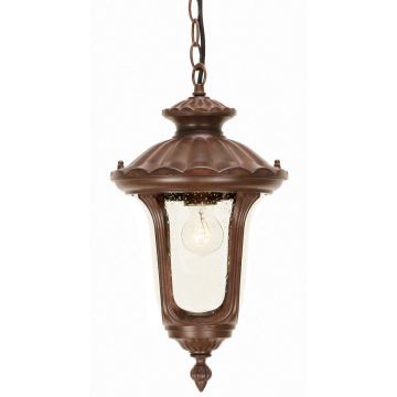 Chicago 1 Light Small Chain Lantern - Rusty Bronze Patina