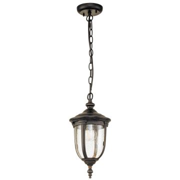 Cleveland 1 Light Small Chain Lantern - Weathered Bronze