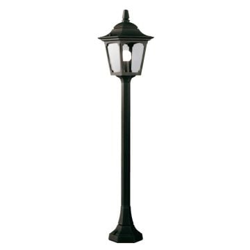 Chapel 1 Light Mini Pillar Lantern - Black