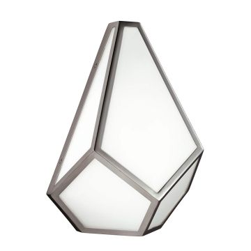 Diamond 1 Wall Light - Polished Nickel
