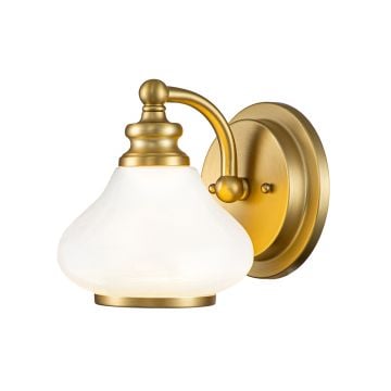 Ainsley 1 Light Wall Light - Brushed Brass