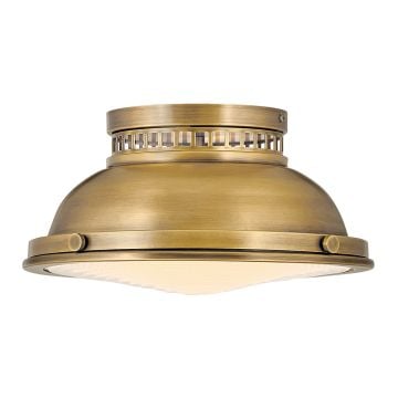 Amelia 2 Light Flush Light - Heritage Brass