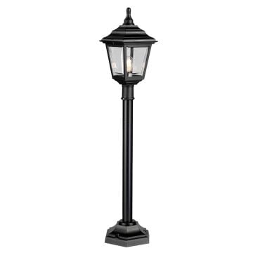 Kerry 1 Light Pillar Lantern - Black