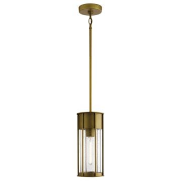 Camillo 1lt Outdoor Pendant - Painted Natural Brass