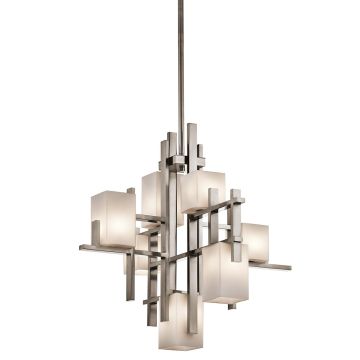 City Lights 7 Light Chandelier - Classic Pewter