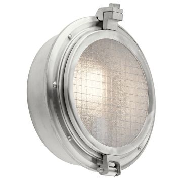 Clearpoint 1 Light Outdoor Wall Light - Brushed Aluminum