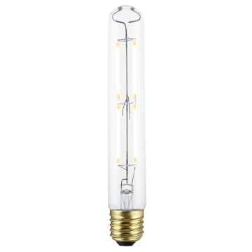 Large Tubular LED E27 Lamp - Clear Glass