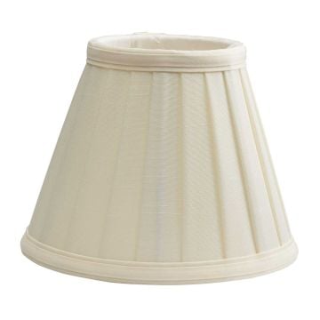 Clip Shades Pleated Ivory Candle Shade