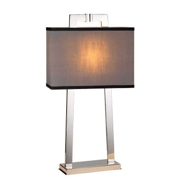 Magro 1 Light Table Lamp - Polished Nickel