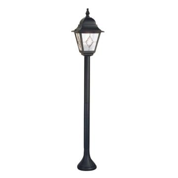 Norfolk 1 Light Pillar Lantern - Black