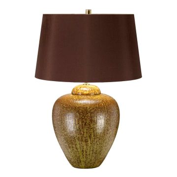 Oakleigh Park Table Lamp - Green/Brown