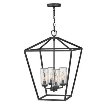Alford Place 4 Light Outdoor Pendant - Museum Black