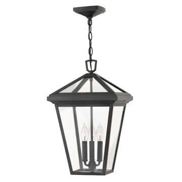 Alford Place 3 Light Large Chain Lantern - Museum Black