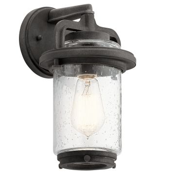 Andover 1 Light Small Wall Lantern - Weathered Zinc