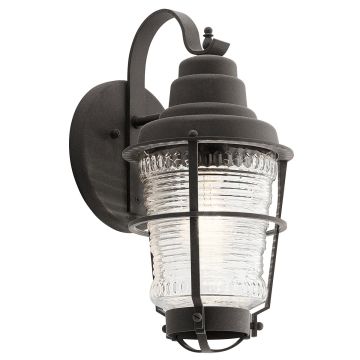 Chance Harbor 1 Light Small Wall Lantern - Weathered Zinc