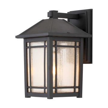 Cedar Point 1 Light Wall Lantern - Medium - Black