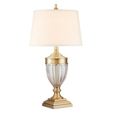 Dennison 1 Light Table Lamp - Brushed Brass