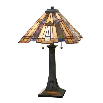 Inglenook 2 Light Table Lamp - Valiant Bronze