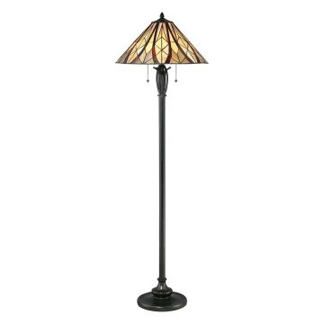 2 Light Victory Floor Lamp - Valiant Bronze