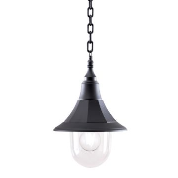 Shannon 1 Light Chain Lantern - Black
