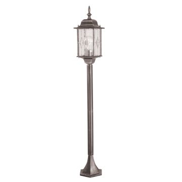 Wexford 1 Light Pillar Lantern - Black/Silver