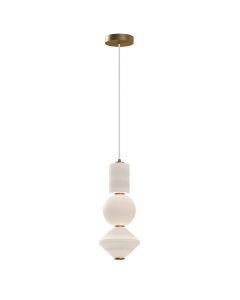 Bijou LED Pendant - Aged Gold