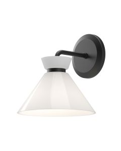 Halston 1 lt Wall Light - Matte Black