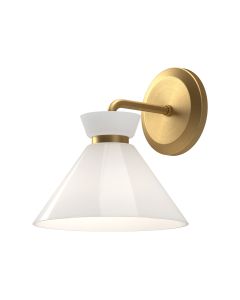 Halston 1 lt Wall Light - Brushed Gold