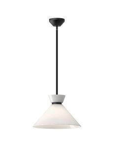 Halston 1 lt Pendant - Matte Black