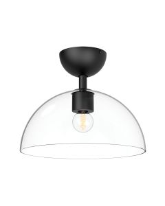 Jude 1 lt Semi Flush Light - Matte Black