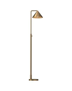 Remyck 1 lt Floor Lamp - Brushed Gold
