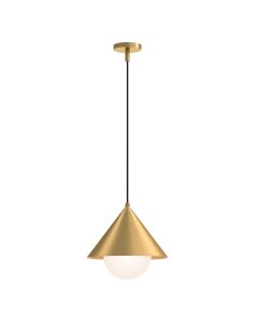 Remyck 1 lt Pendant - Brushed Gold