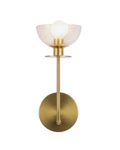 Sylvia 1 lt Wall Light - Brushed Gold