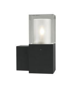 Arendal 1 Light Wall Light - Black