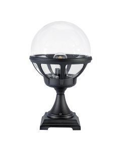 Bologna 1 Light Pedestal - Black
