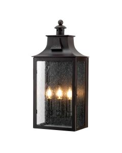 Balmoral 3 Light Wall Lantern - Old Bronze