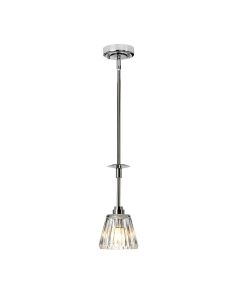 Agatha 1 Light Pendant - Polished Chrome