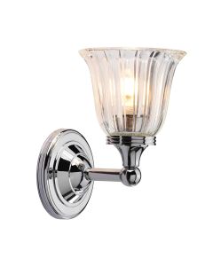 Austen 1 Light Wall Light - Polished Chrome