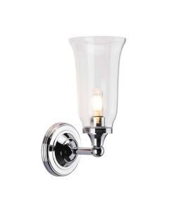 Austen 1 Light Wall Light - Polished Chrome