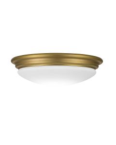 Brompton 1 Light Flush - Brushed Brass