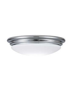 Brompton 1 Light Flush - Polished Chrome