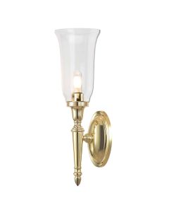 Dryden 1 Light Wall Light - Polished Brass LED G9