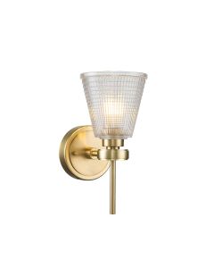 Gunnislake 1 Light Wall Light - Brushed Brass