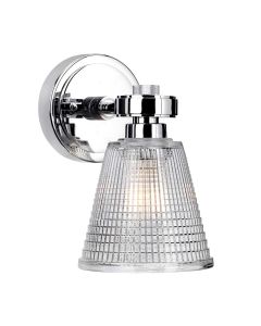 Gunnislake 1 Light Wall Light - Polished Chrome